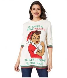 Whoopi It Takes A Real Woman Sweater at Zappos